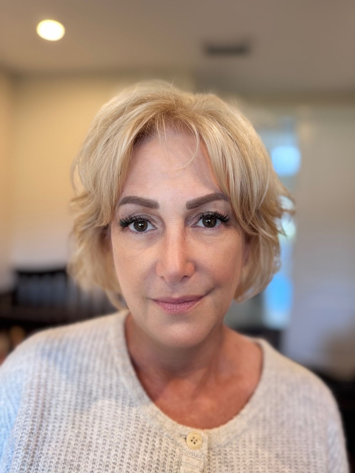 Natural lash enhancement result