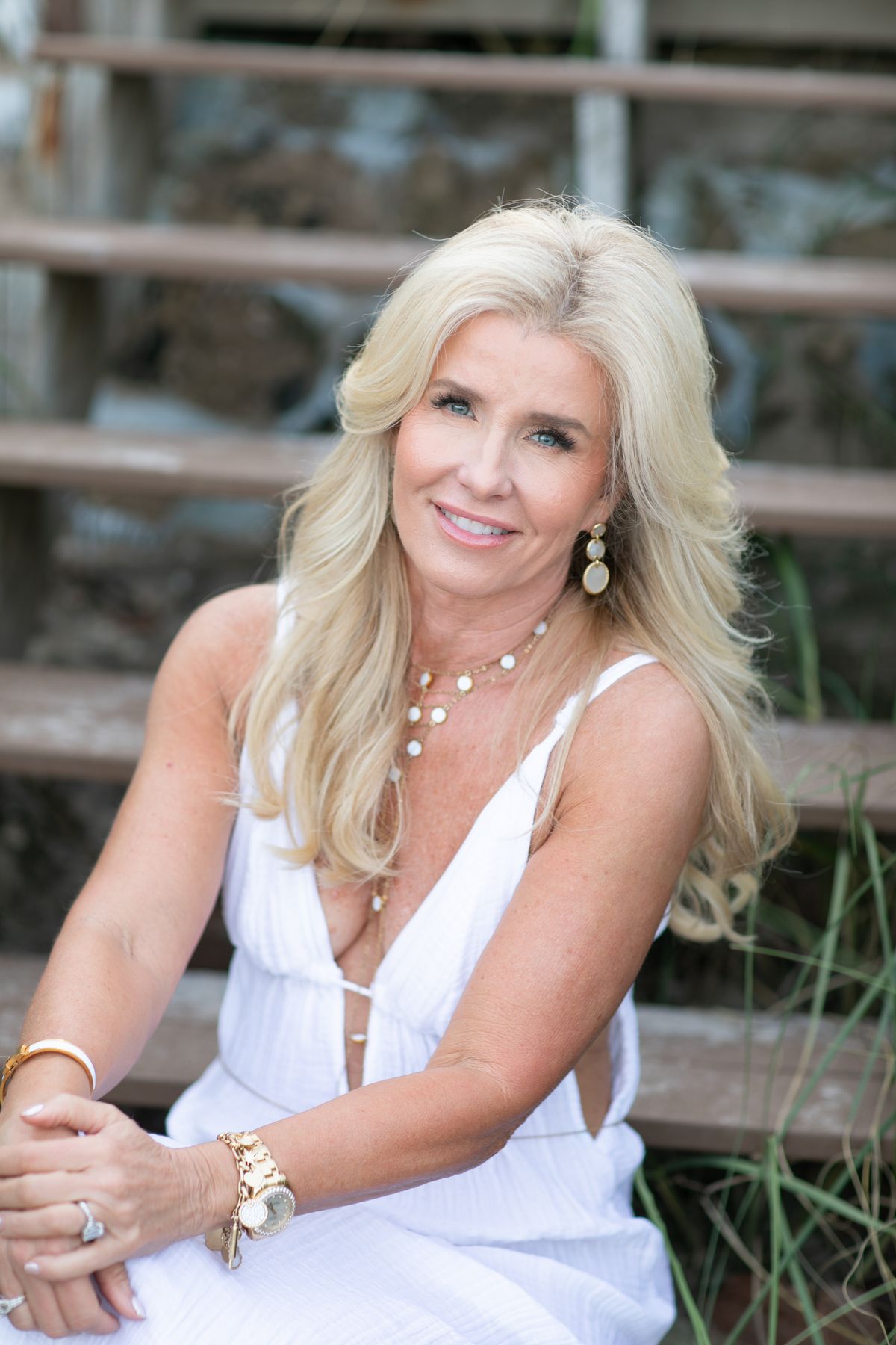 Client portrait with lash extensions